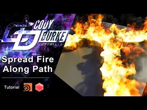 Houdini Tutorial: Spread Fire Along Path