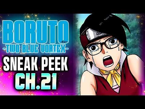 🚨🚨Sasuke RETURNS & Kawaki's POWER UP! - Boruto Two Blue Vortex Chapter 21 Sneak Peek!