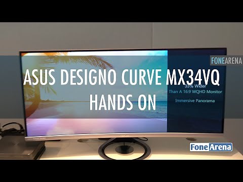 ASUS Designo Curve MX34VQ - 34 inch curved Monitor