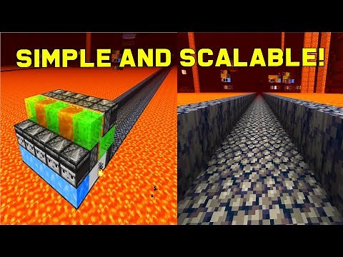 Simple and Scalable Automatic Basalt Road Maker Design - 1.20 Minecraft Build