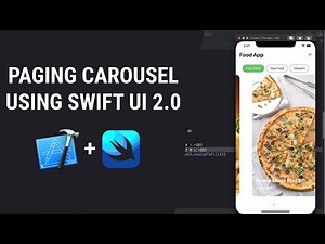 [Swift] Food App: Paging Carousel - SwiftUI 2.0 for IOS 14