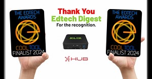 KLIK recognized with two EdTech 2024 Finalist Awards for Classroom Content Management Technology