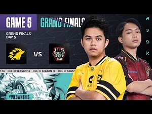ONIC vs ALTER EGO | Grand Finals | Game 5 | #MPLIDS16