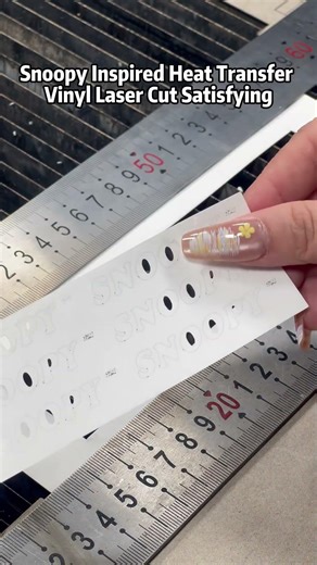 Perfect Heat Transfer Vinyl Cutting with Laser 🔥Dynamic Laser Marking