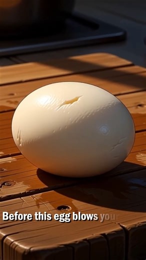 Why This Egg Explodes When You Cut It 😳