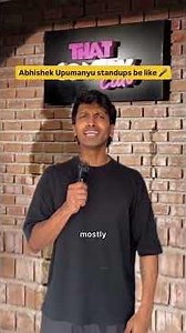 Abhishek Upumanyu Standups be like 😂 #relatablememes #funnyshorts #abhishekupamanyu #mimicry
