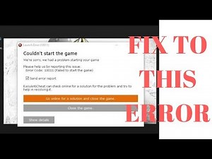 Easy Anti Cheat | 2019 | Error BEST EASY FIX (ERROR 10011)