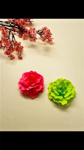 DIY| Paper Rose🌹 #paperflower #paperrose #papercraft #diy #fyp #shorts #easycrafts #trending #art