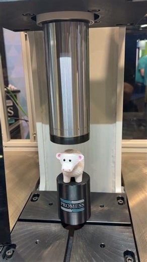 Hydraulic press with force sensing Promess at MD&M West 2026 #MDMWest