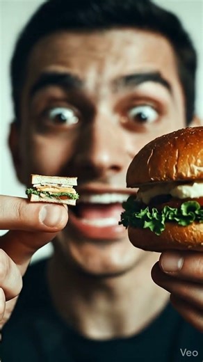 “Mini Sandwich 🥪 vs Giant Sandwich 😱 | Unbelievable Size Difference!” #food #foodie #streetfood