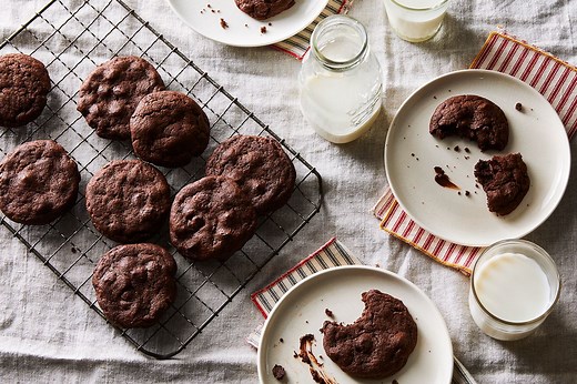 Double Chocolate Espresso Cookies
