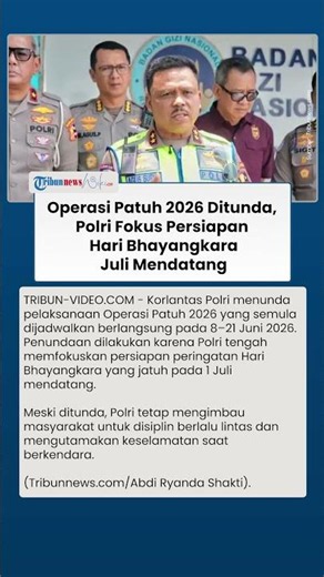 Operasi Patuh 2026 Resmi Ditunda! Polri Fokus Hari Bhayangkara, Tilang ETLE Tetap Jalan