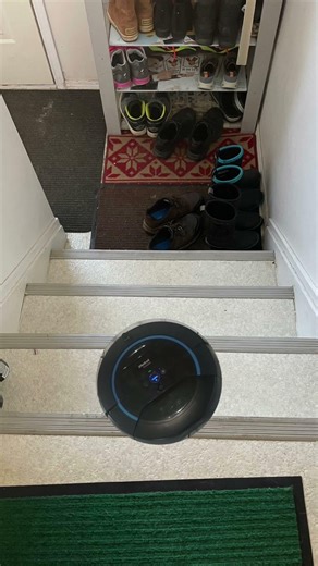 iRobot Scuba 450 find down the staircase