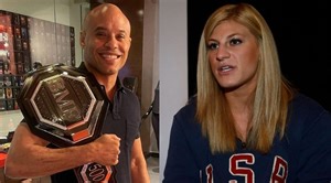 "You better f***ing call me" - Kayla Harrison jokingly sends an 'SOS' message to manager Ali Abdelaziz