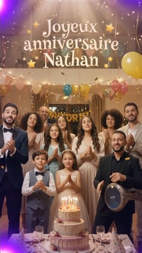 🎂 Joyeux anniversaire Nathan | Happy Birthday Nathan | Chanson d’anniversaire