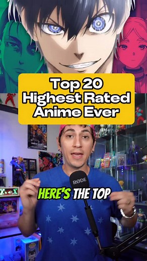 Dr. Applesauce on Instagram: "The top 20 highest rated anime ever #anime"