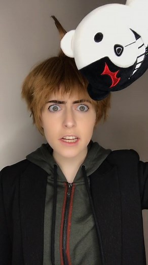 Puhuhu 🙊#makotonaegi #monokuma #danganronpa #drtth #cosplay #danganronpacosplay #foryou