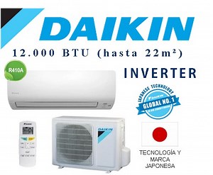 Mini split daikin inverter - Aire acondicionado con tecnologia japonesa