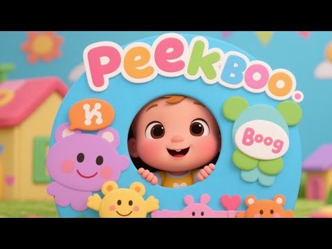 Peek A Boo Song 👶 | Nursery Rhymes for Babies | Kids Songs & Baby Videos