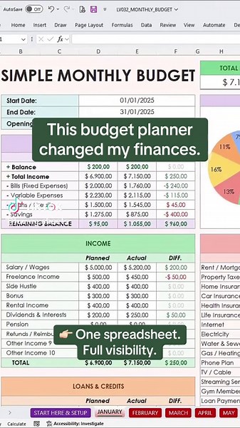 💸 The easiest way to take control of your finances starts with knowing where your money goes. This budget planner helps you track your income, expenses, savings, and financial goals so you can build smarter money habits every month. 📊 Stay on budget 💰 Save with confidence 🎯 Reach your financial goals 👉 Link in bi!! #planner #moneymanagement #savingmoney #budgeting #excel