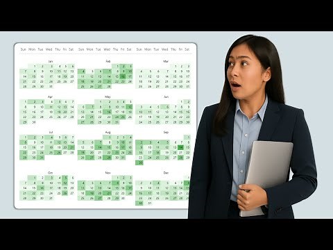 Power BI Calendar Heatmap: Full Year View Tutorial