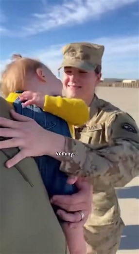 Wait for the Squeal... 😭❤️ Military Family Reunion Spots Mom in Uniform 🇺🇸