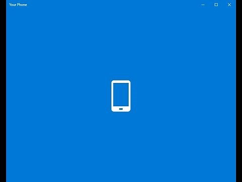 Setup Your Phone to allow you to text from your PC and View Recent Photos