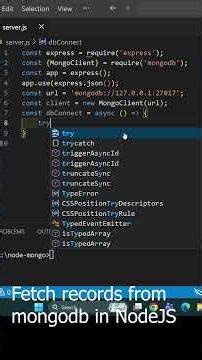 How to connect and fetching data from MongoDB with NodeJS