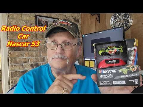 Remote Control Nano Racers Nascar 53 Adventure Force (1:64) Battery