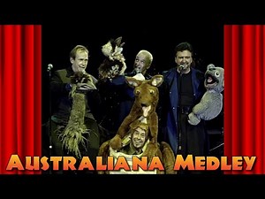 life size puppets from Australia with songs from Down Under, performed by The Four Kinsmen