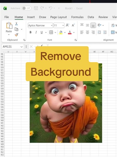 Remove Image Background in Excel Without Photoshop