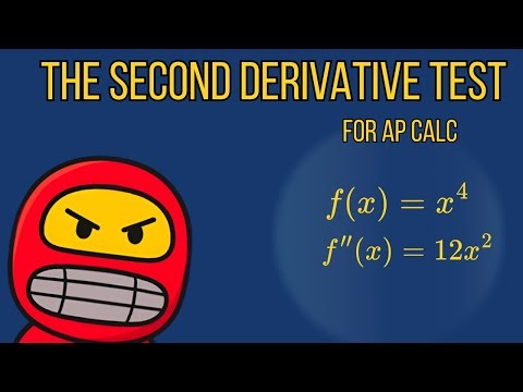 Second Derivative Test EXPLAINED (in 10 minutes)