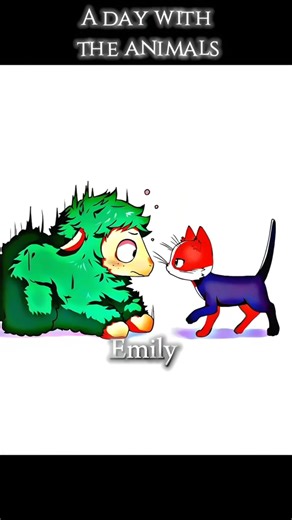 A day with animals❤️#anime #mha #myheroacademia #deku #bakugou #todoroki #memes #fyp #shorts