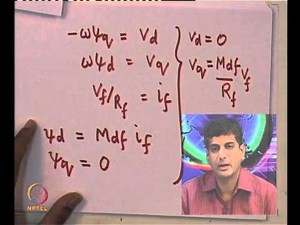 Mod-01 Lec-15 Modeling of Synchronous Machines. Standard Parameters