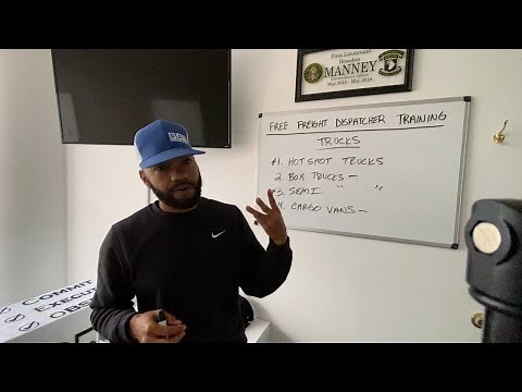 FREE FREIGHT DISPATCHER TRAINING HOW TO START STEP BY STEP GUIDE & COMMON TYPES OF TRUCKS!!!