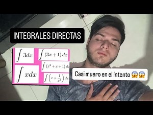 Direct/immediate integrals — So easy they even made me laugh 😂