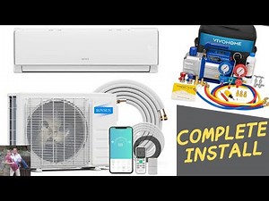 Complete DIY Minisplit Installation with Vacuum Pump and Parts list