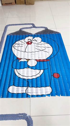“Doraemon Made With Playing Cards 😳💙You won’t believe how it looks in the end!” #shortsfeed