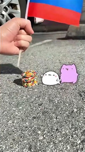 Rock paper scisors but russia flags created by ‪@maddiedanceparty‬