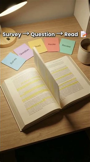 Read It Once and Actually Remember It 📖 | The SQ3R Method #shorts