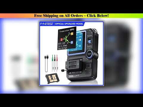 FNIRSI LCR-P1 Transistor Tester Diode Triode Capacitance Resistance Meter LCR ESR Meter NPN PNP