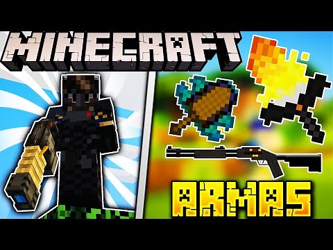 TOP 5 MEJORES MODS de ARMAS, ARMADURAS y HERRAMIENTAS para MINECRAFT 1.16.4 | ¡ARMAS PODEROSAS!