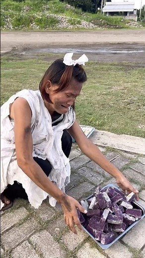 The two women threw away the ube cake🥺🥺