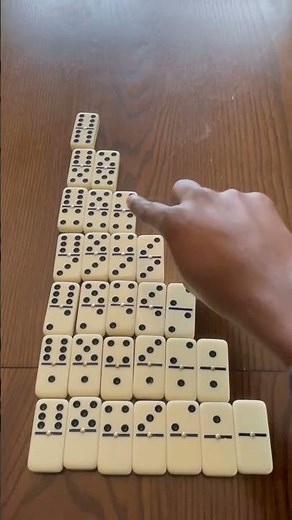 What Is The Math Behind Dominoes? Playing Bones #boardgame #dominos #playingbones #dominoesgame