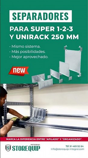 Separadores de mercancia