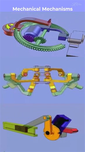 Amazing Mechanical Mechanisms #animation #mechanism #rotation #robotics #viralvideo #reels