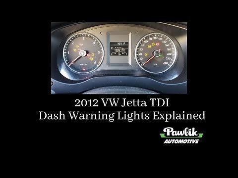 2012 VW Jetta TDI, Dash Warning Lights Explained
