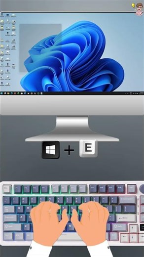 YOU’VE BEEN USING WINDOWS WRONG 😱 | Win + E #techshorts #techsimplified #windowstips #mytechspace