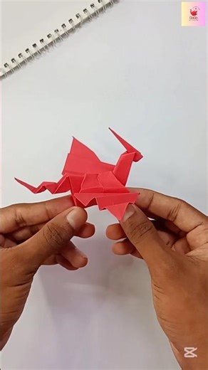 Origami Dragon 🐉 | Simple Paper Dragon Tutorial #diy #craft #origami #uk #usa #australia