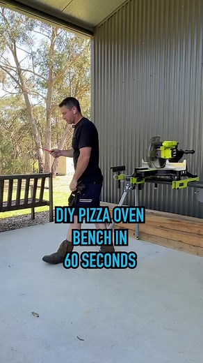 DIY Pizza Oven Bench with Ryobi Australia 18V ONE Power Tools